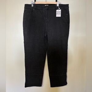 LOGO by Lori Goldstein Faded Black Denim Jeans Size 20W